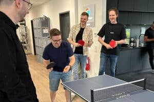 Team beim Spiel